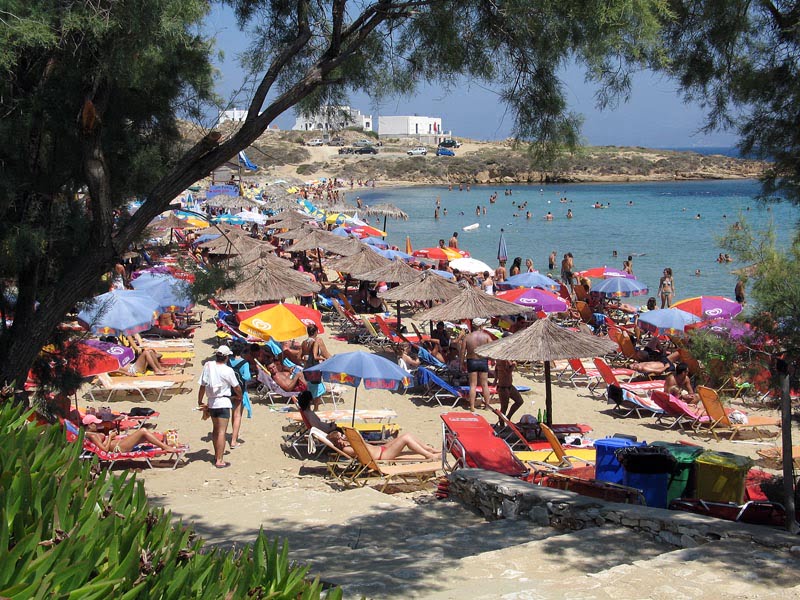 Beach on Paros Island