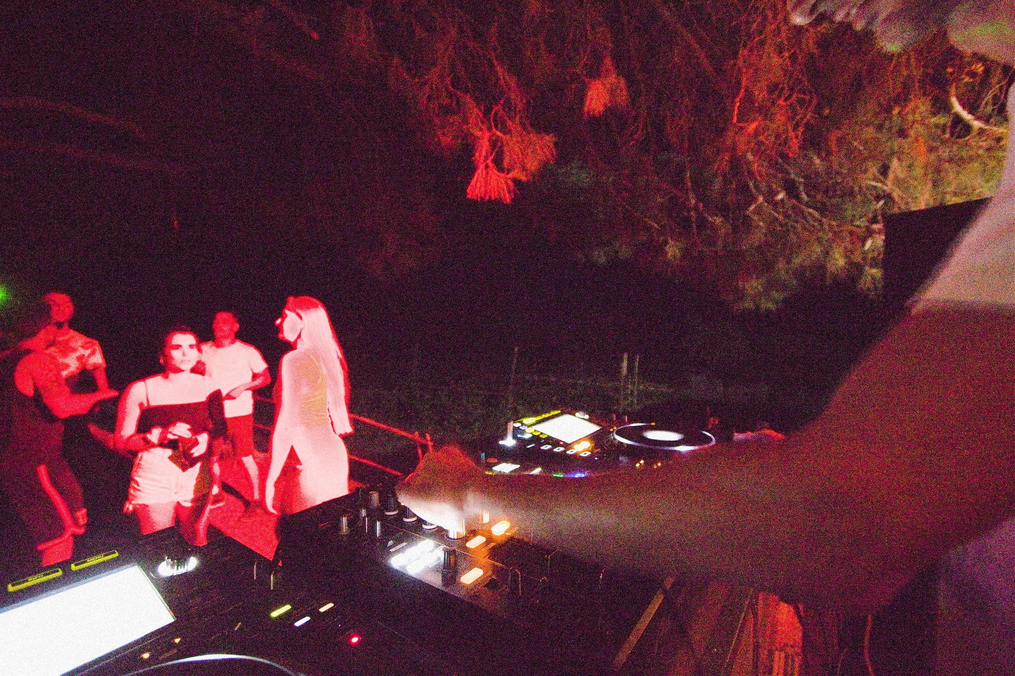 DJ’ing at a party on Zakynthos Island