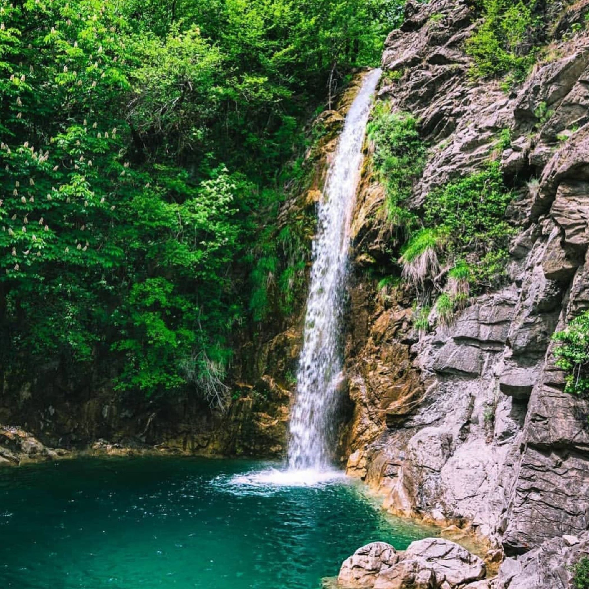 Iliochori Waterfall by Vangelis Exarchos