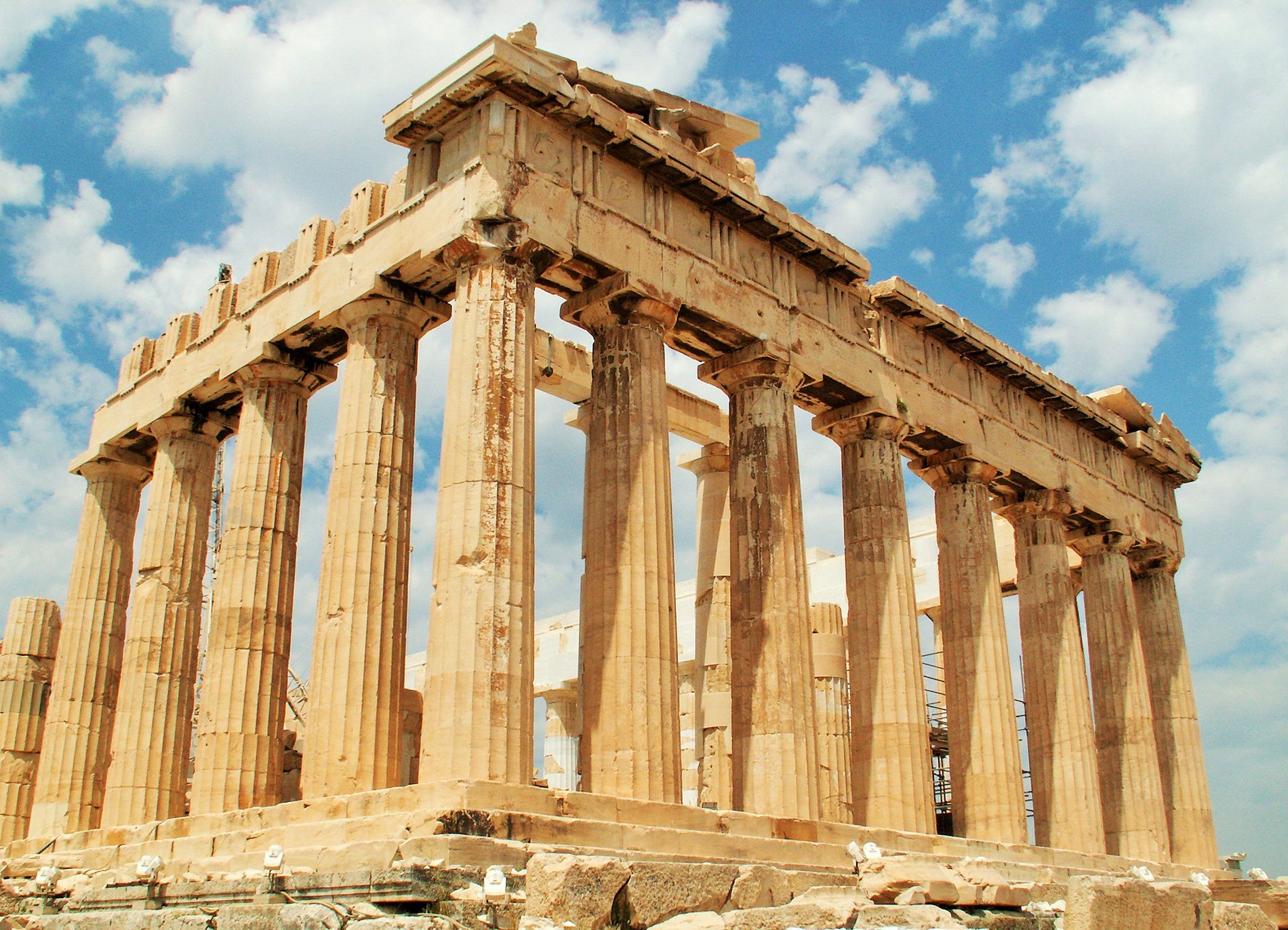 Parthenon at the Acropolis in Athens