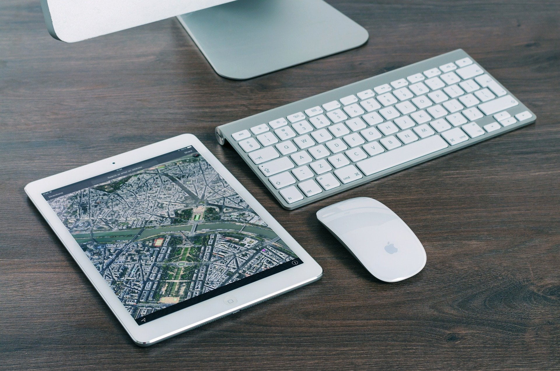 map on ipad, mouse and keyboard - TMI Builder