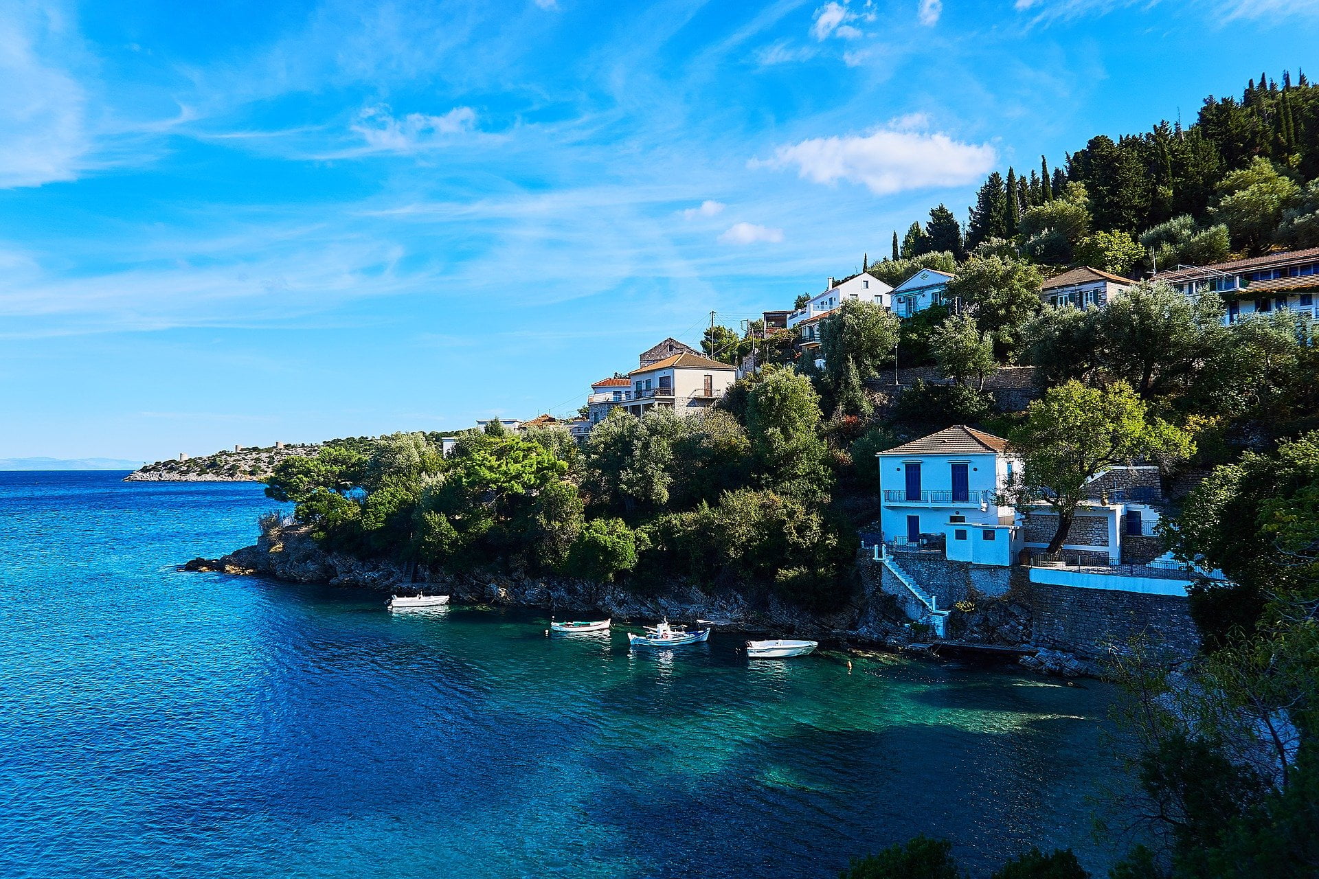 ithaca island in greece - best greek island for families