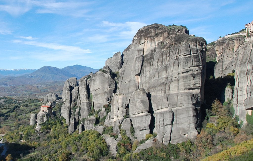 Rock formations at Meteora