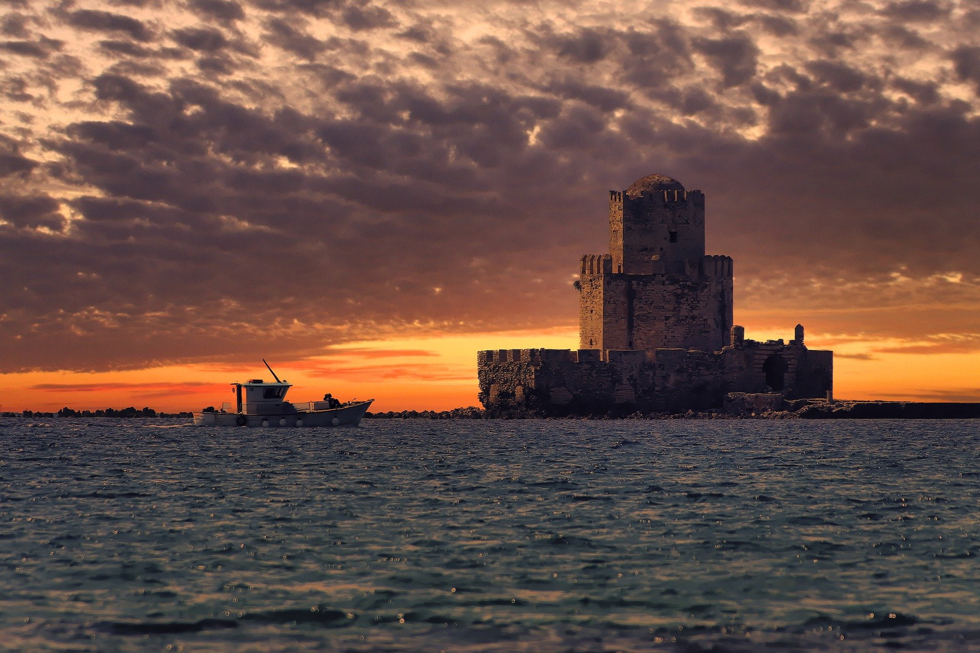 castle of methoni in the peloponnese