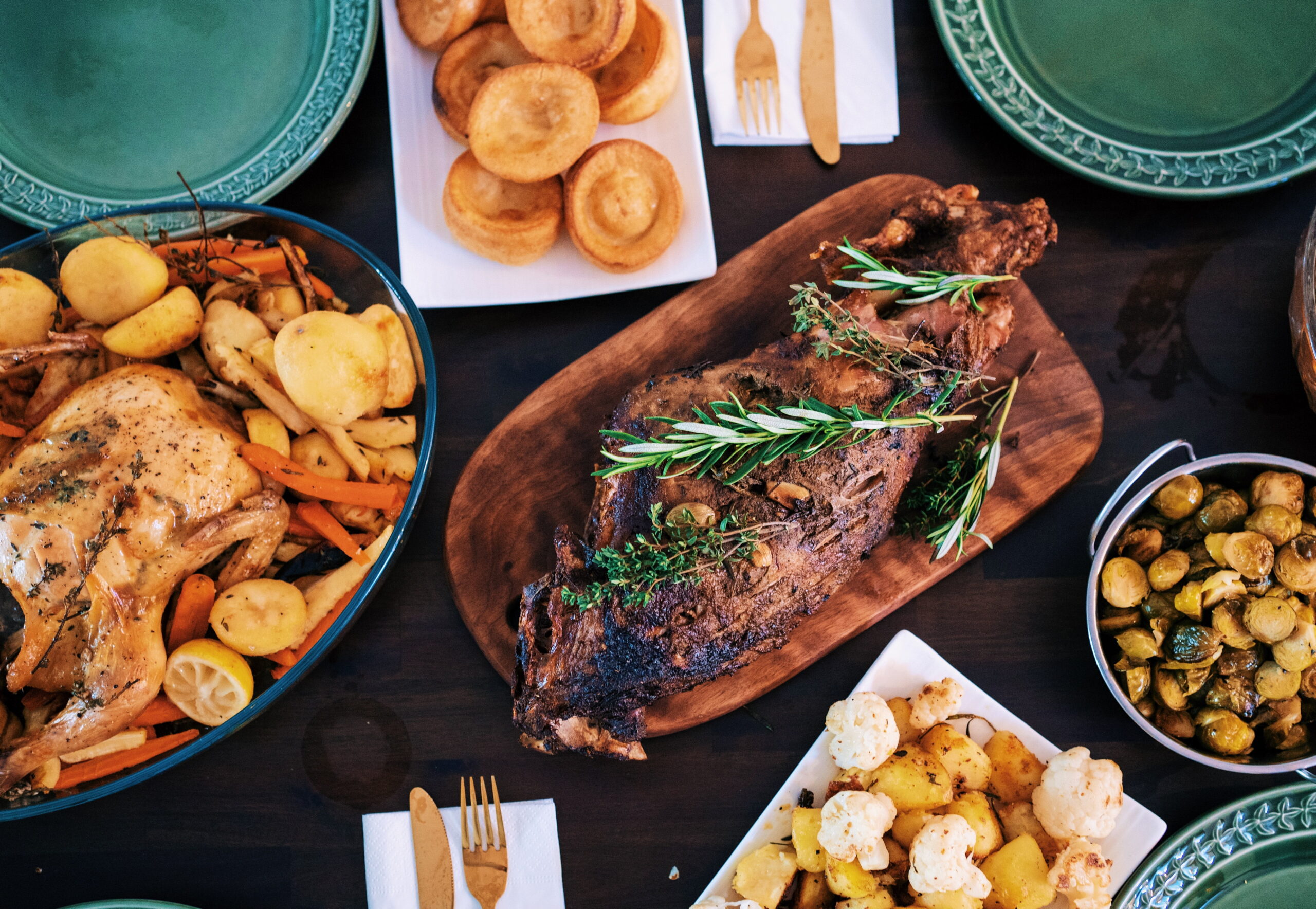 Holiday Feast - pork - roast
