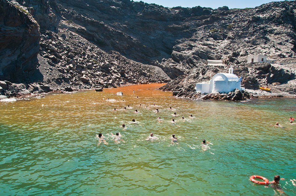 Hot Springs at Santorini