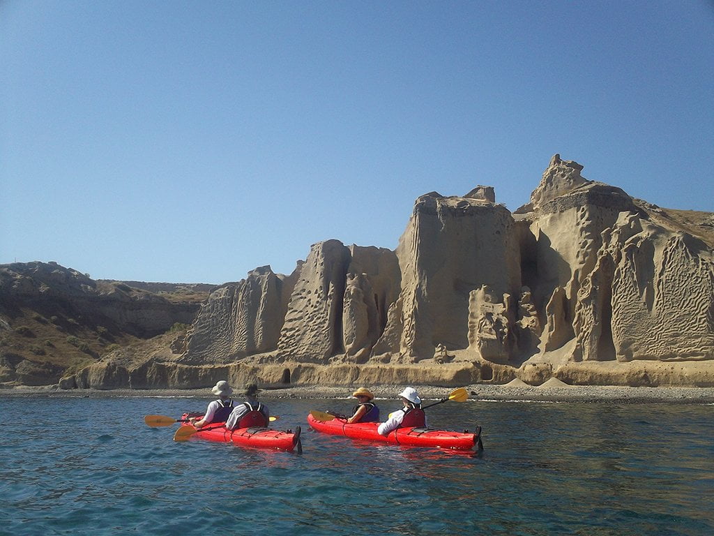 Vlychada beach at santorini