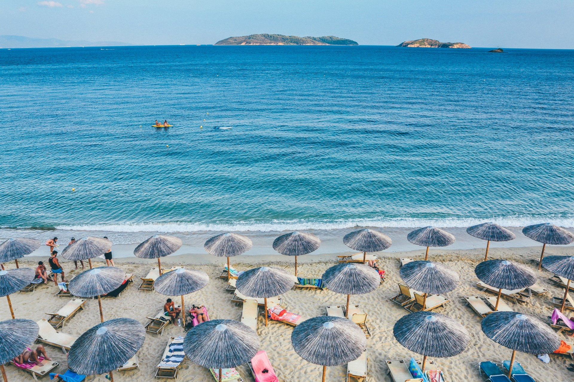 skiathos beach in sporades greece