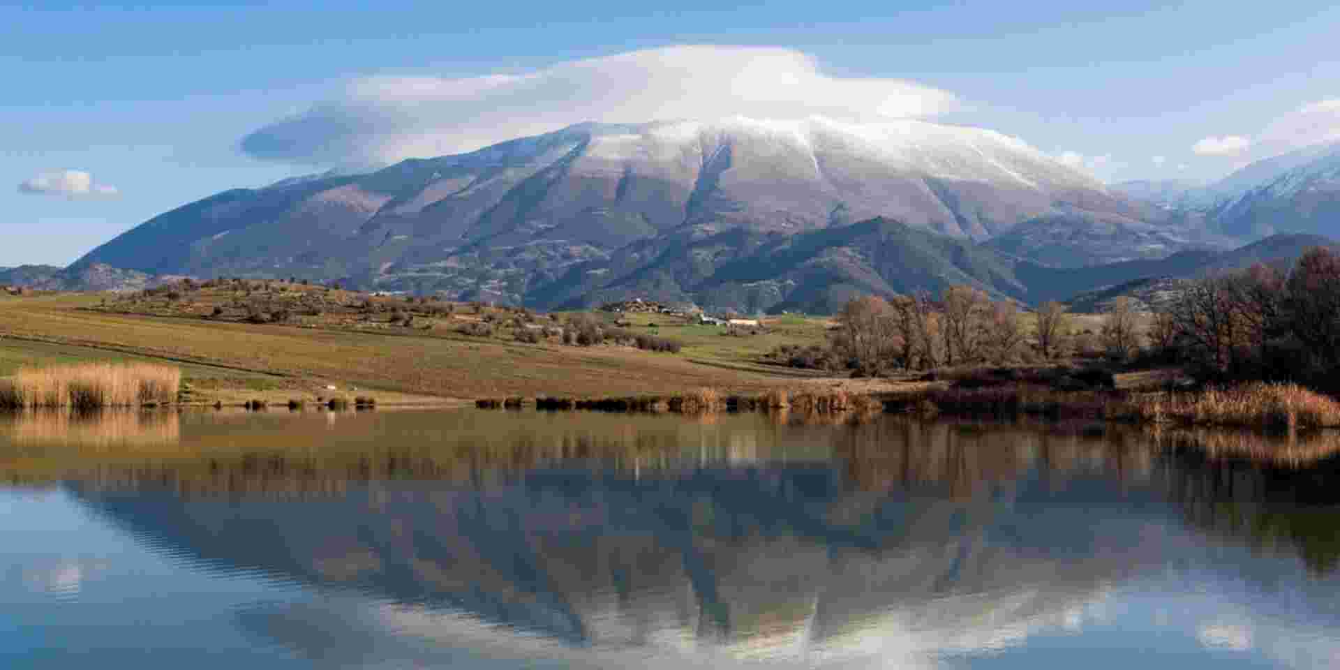 Distant view of Mount Olympus, the highest mountain of Greece and home of the ancient Greek gods mount olympus_feature