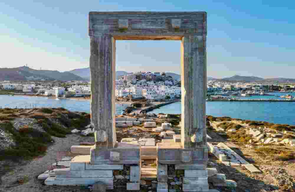 Portara Naxos Island