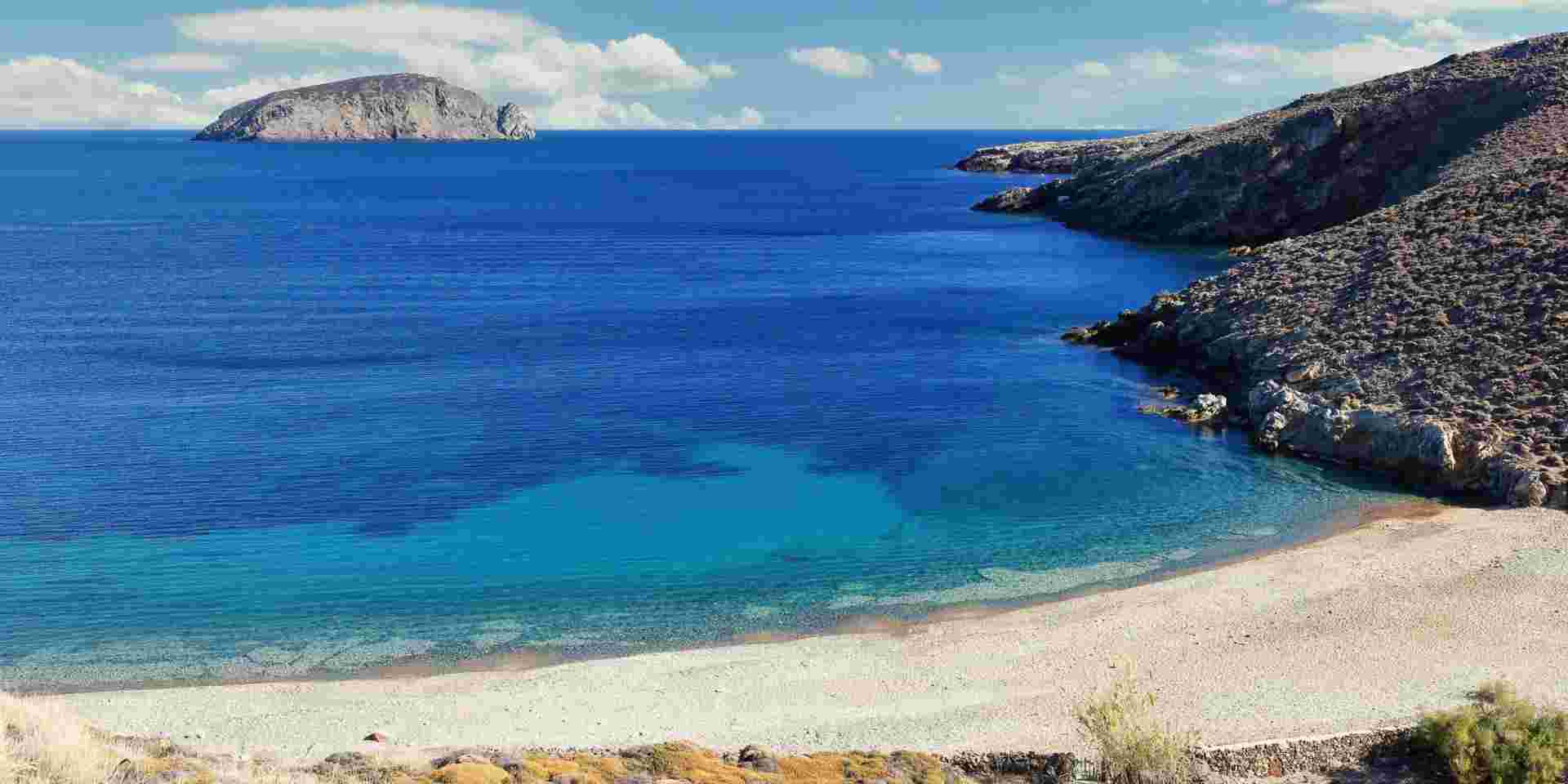 The beach Lia of Serifos island in Cyclades, Greece Lia Beach Serifos_feature