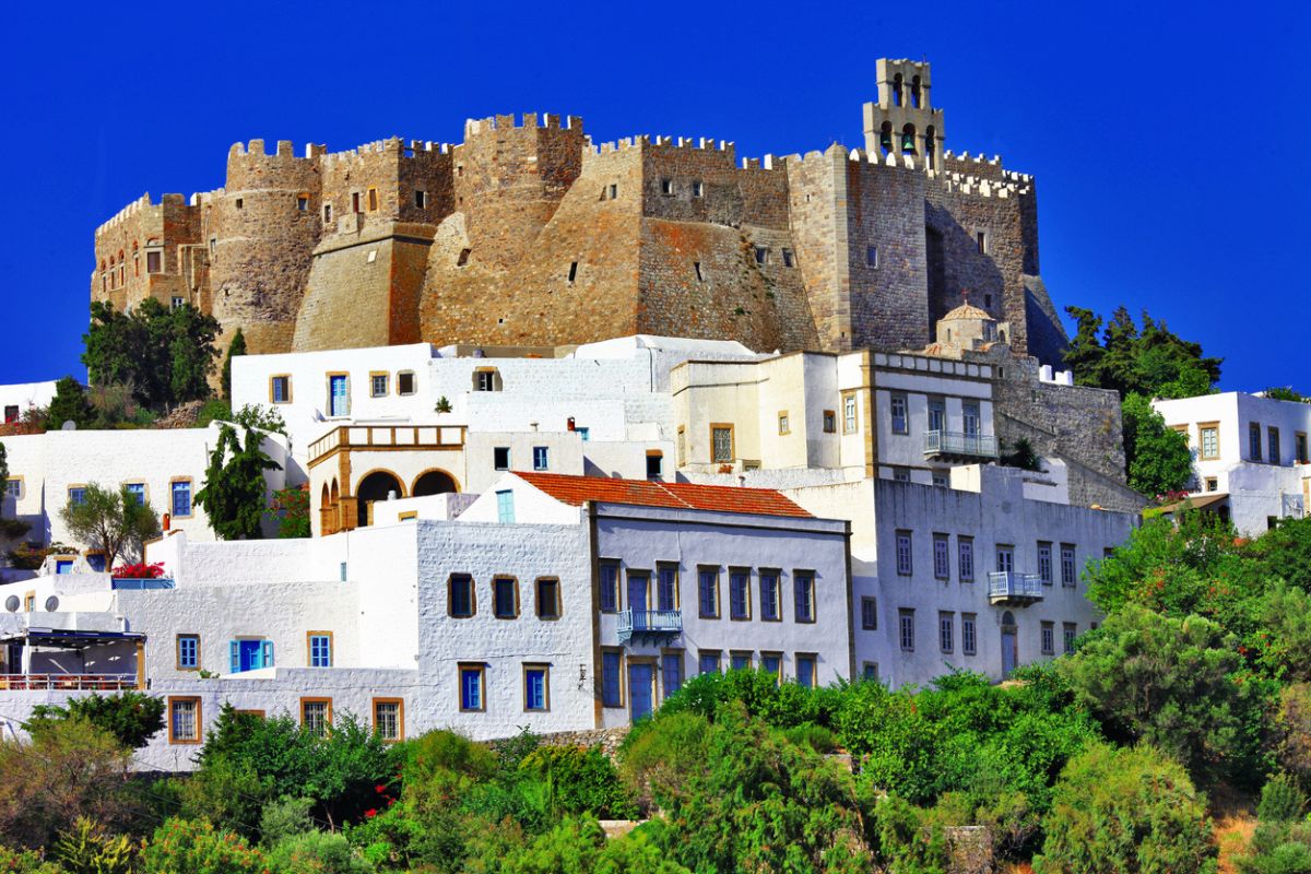 View of Monastery of st. John.Unesco heritage site.