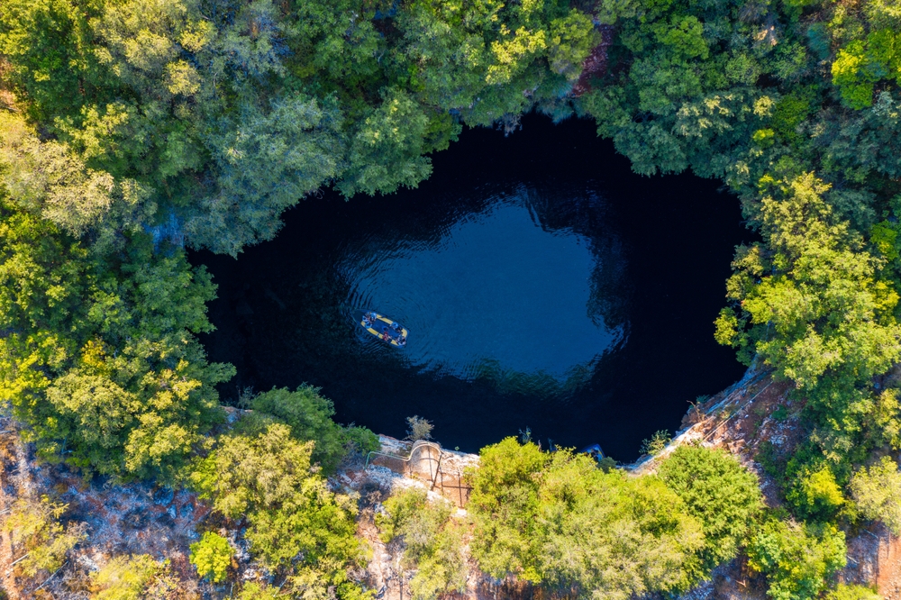 Melissani Lake On Kefalonia
