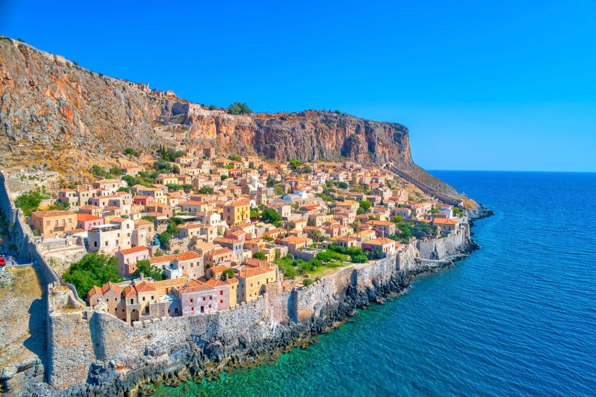 Monemvasia in the peloponnese