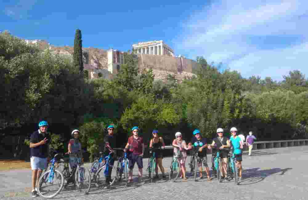 Athens by bike tour