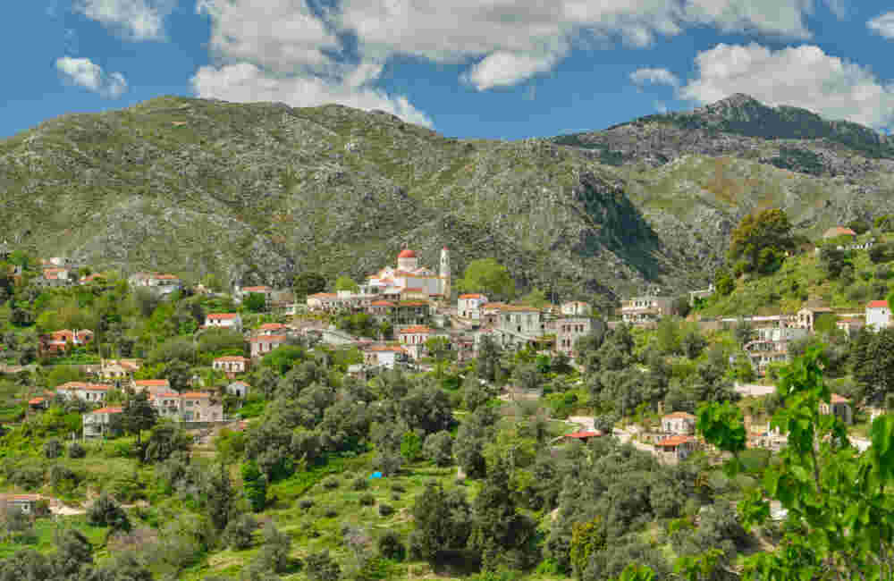 Mountains areas in Krete, Geece