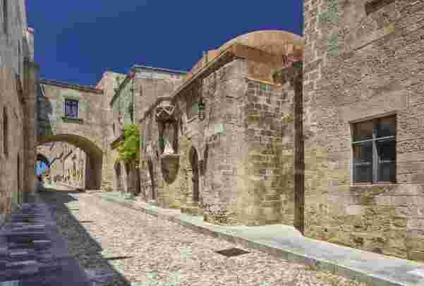 Street of the Knights, Medieval Town of Rhodes, Greece
