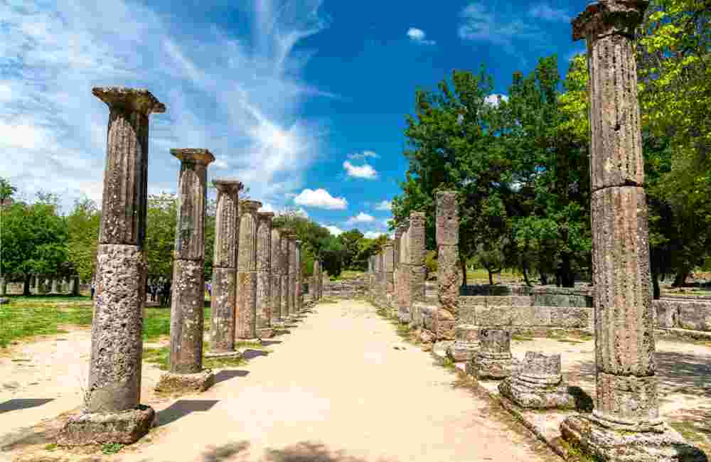 Archaeological Site of Olympia in Greece