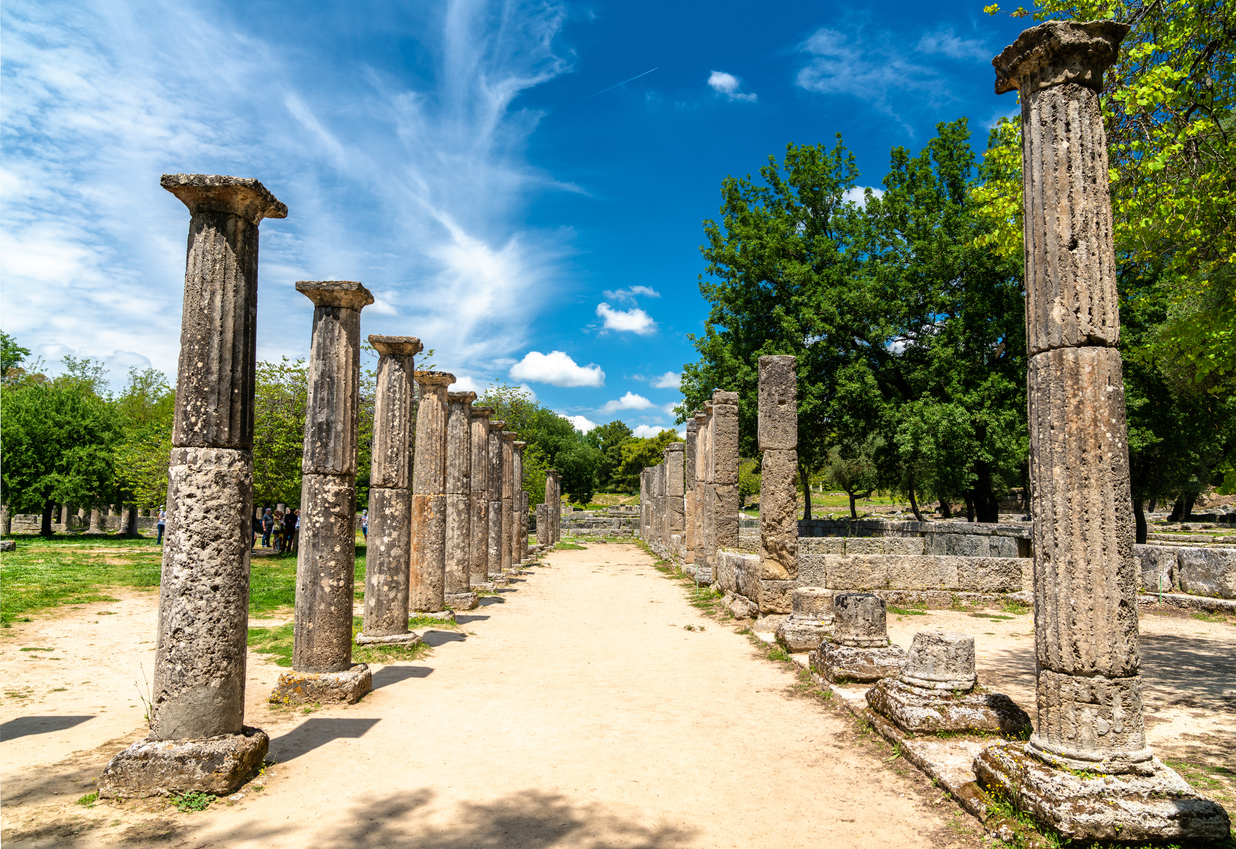 Archaeological Site of Olympia, UNESCO world heritage in Greece