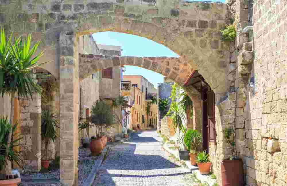rhodes old town