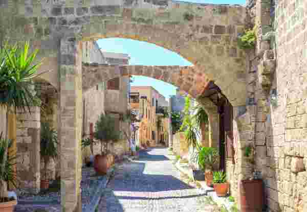 rhodes old town