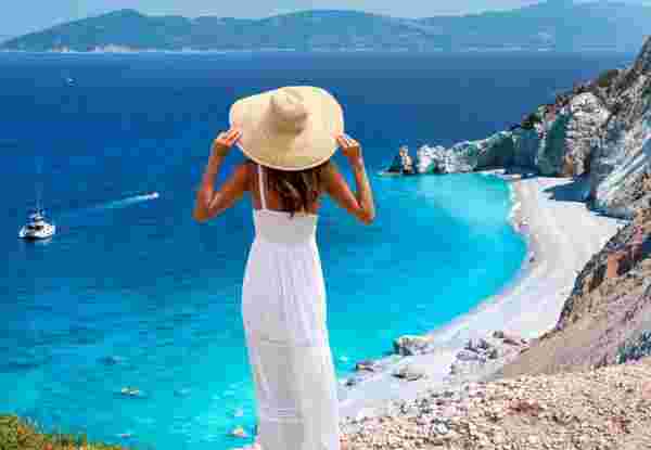 lararia beach skiathos_greece in august_feature