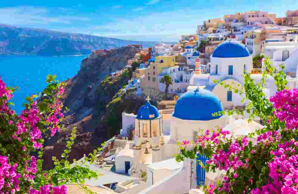 Santorini island, Greece.