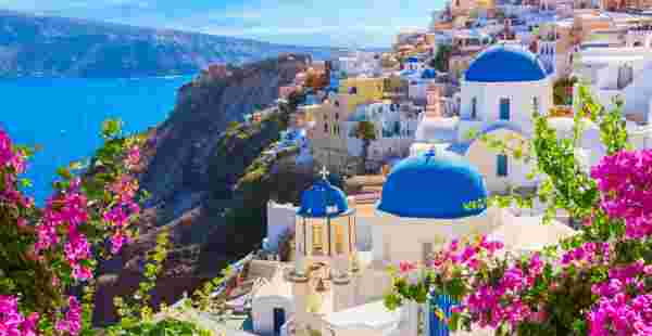 Santorini island, Greece.