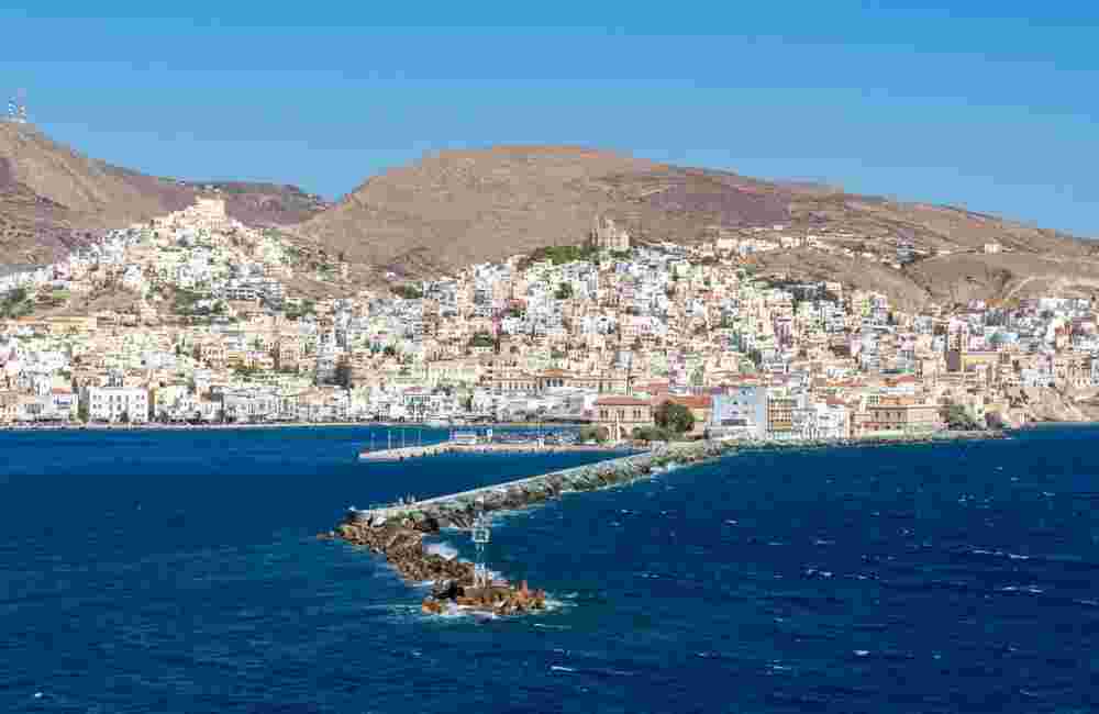 Ermoupoli in Syros island, Greece