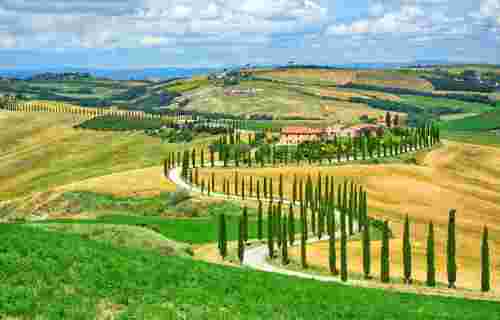 Landscape of Tuscany, Italy