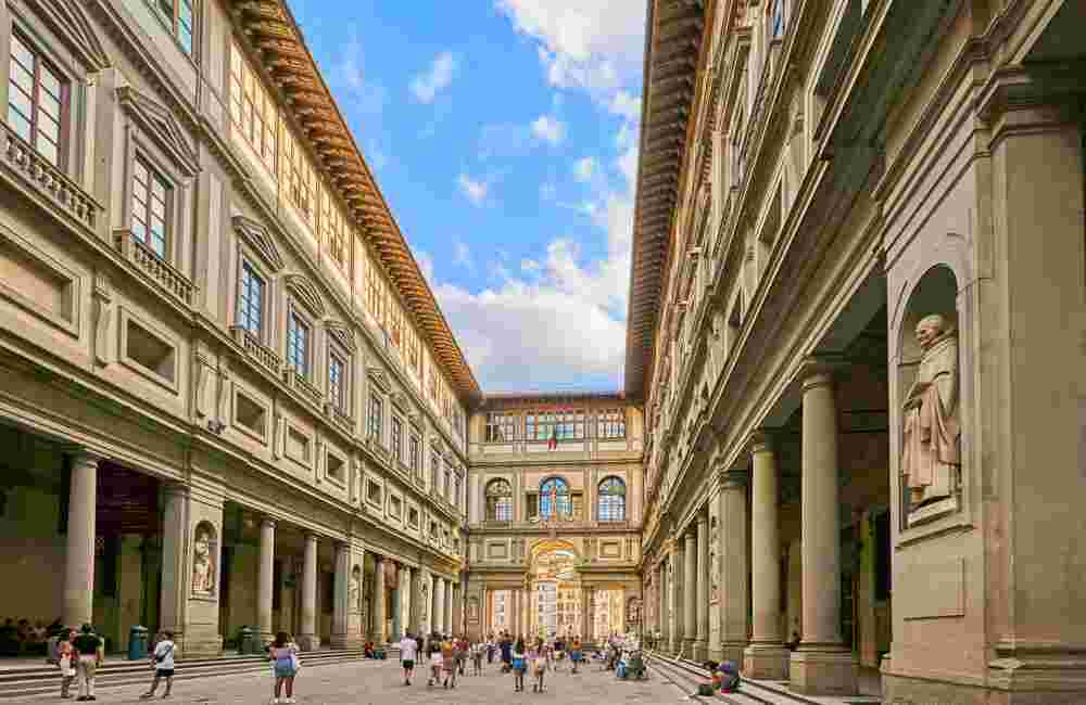 Uffizi Gallery in Florence.
