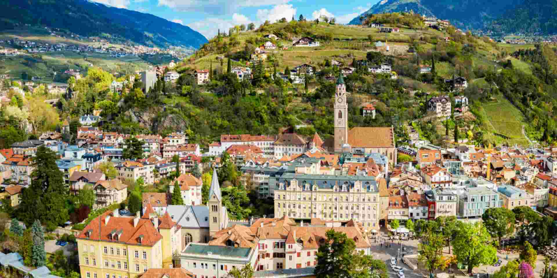 Merano Town in Italy