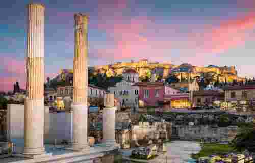 Plaka neighborhood athens