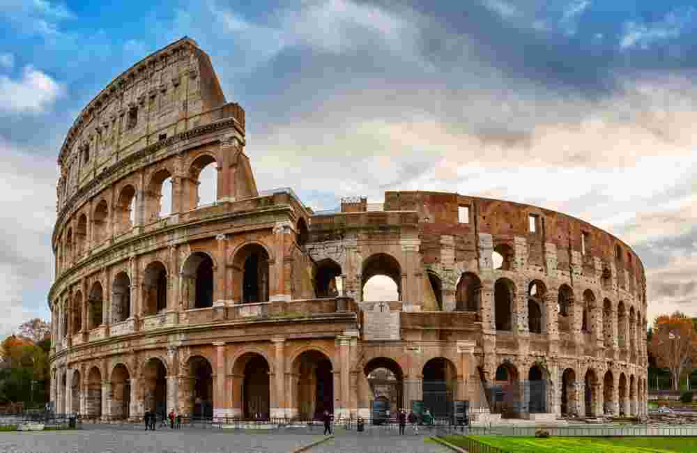 Colosseum (Coliseum) is one of main travel attraction of Rome in Italy.
