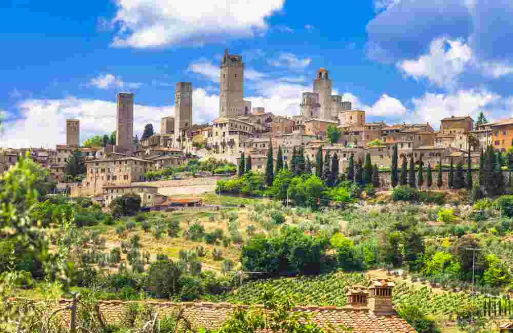 Beautiful San Gimignano,Tuscany,Italy.