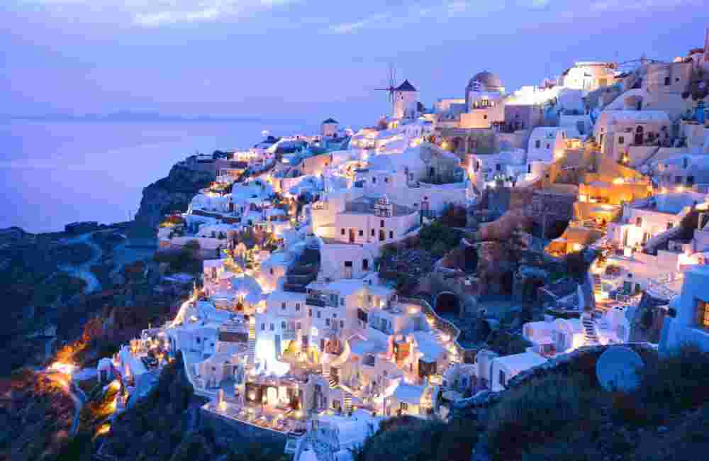 Santorini island