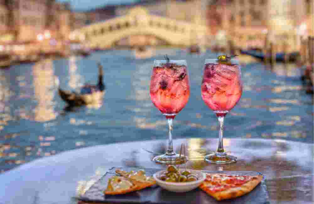 Venice canal aperitif