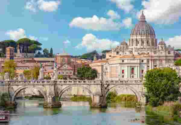 View of St. Peter's Basilica in Vatican City Vatican city_rome_feature