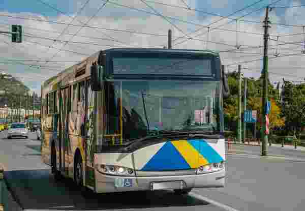 A city bus in Athens, Greece City bus in Athens, Greece