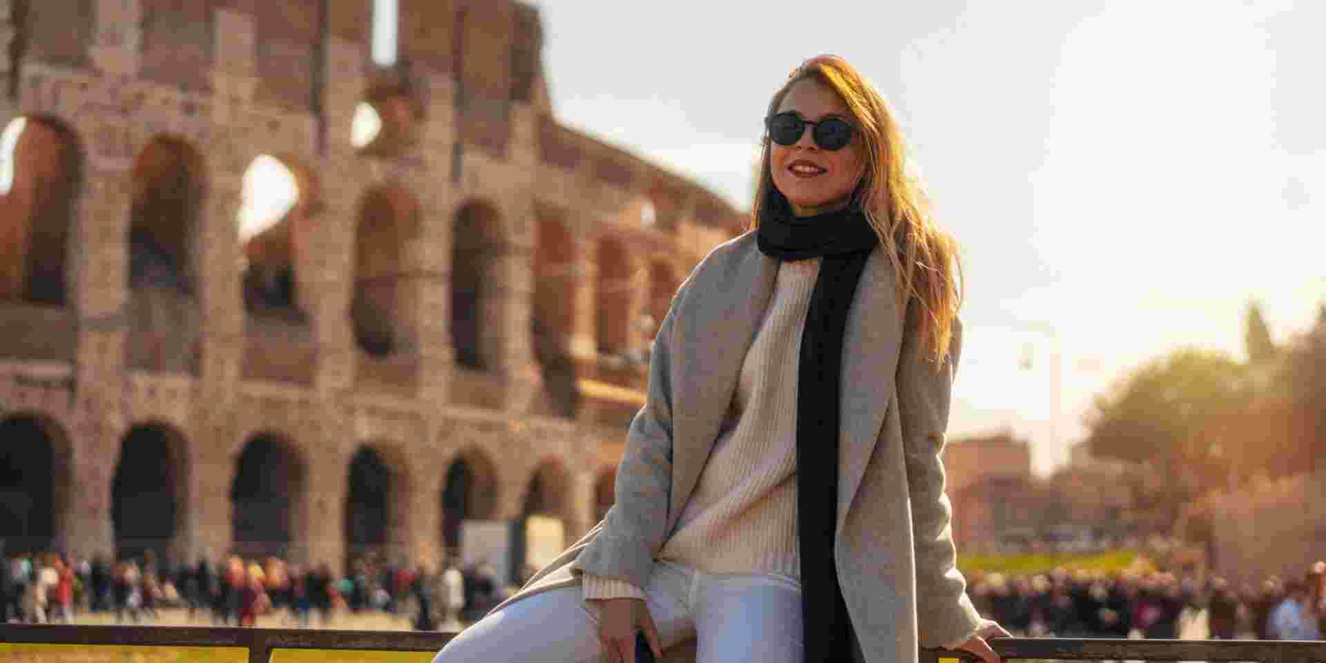 Colosseum in winter_weather in Rome in November_feature