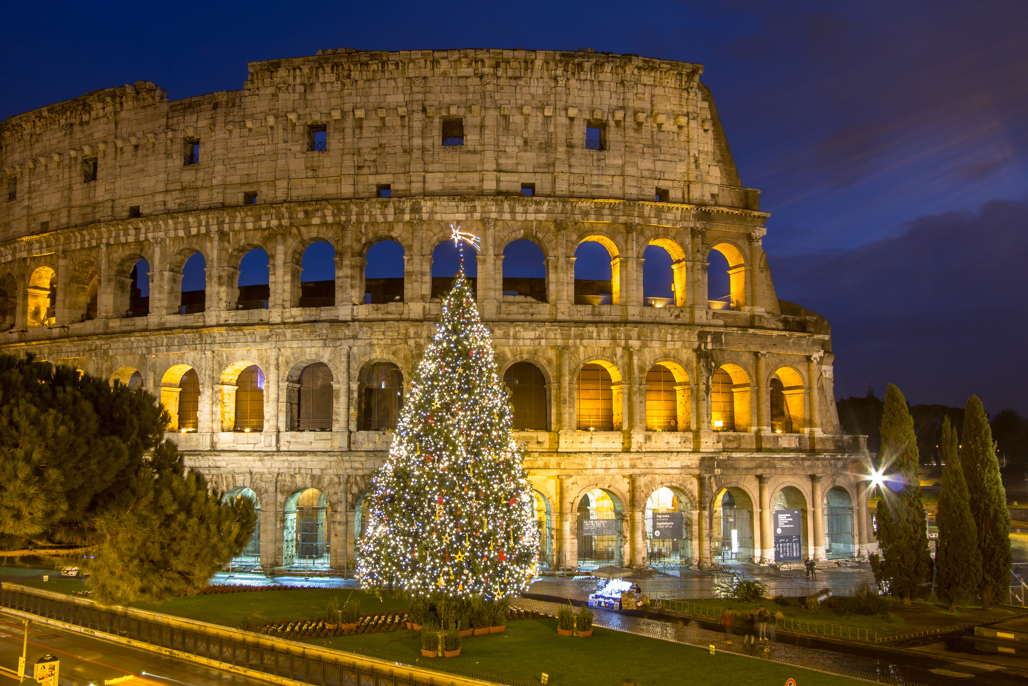 Architecture details of the Colosseum, Rome, Italy