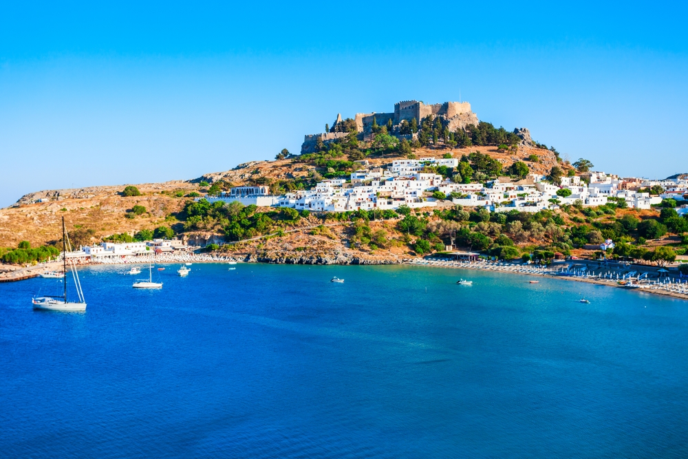 Rhodes in Dodecanese islands