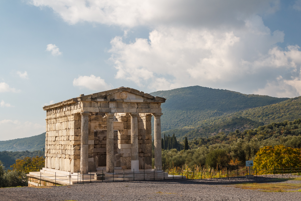 Ruins of the ancient Greek city of Messinia