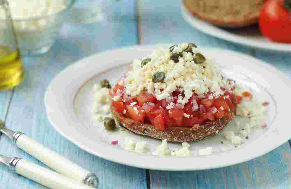 A,Traditional,Cretan,Dish,Dakos